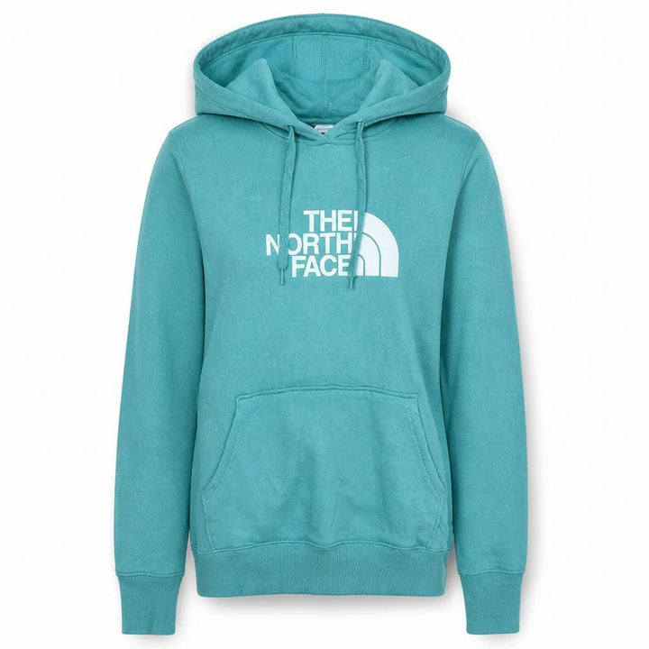 The North Face Womens Blue Pullover Hoodie Size S Cotton Sweatshirt