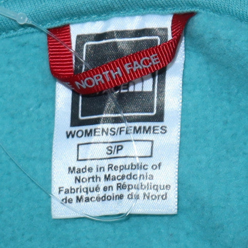 The North Face Womens Blue Pullover Hoodie Size S Cotton Sweatshirt