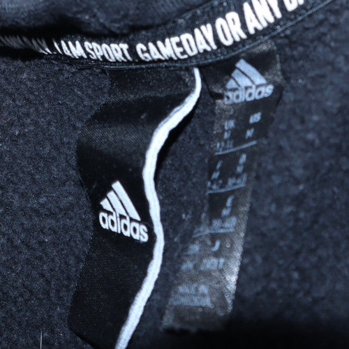 Adidas Womens Black Pullover Hoodie Size M Logo Sportswear
