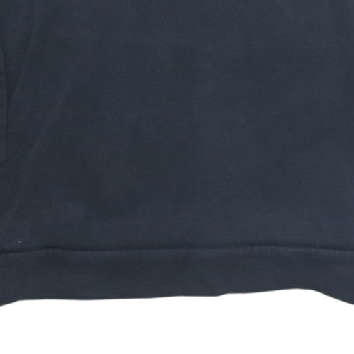 Adidas Womens Black Pullover Hoodie Size M Logo Sportswear