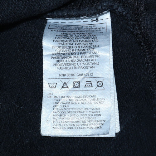 Adidas Womens Black Crew Neck Long Sleeve Sweatshirt Size 8