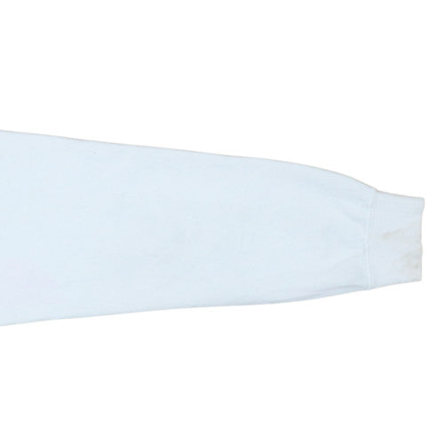 Nike Womens Grey White Colourblock Logo Sweatshirt Size M