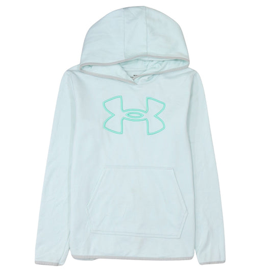 Under Armour Women’s Light Blue Pullover Hoodie Small Loose Fit