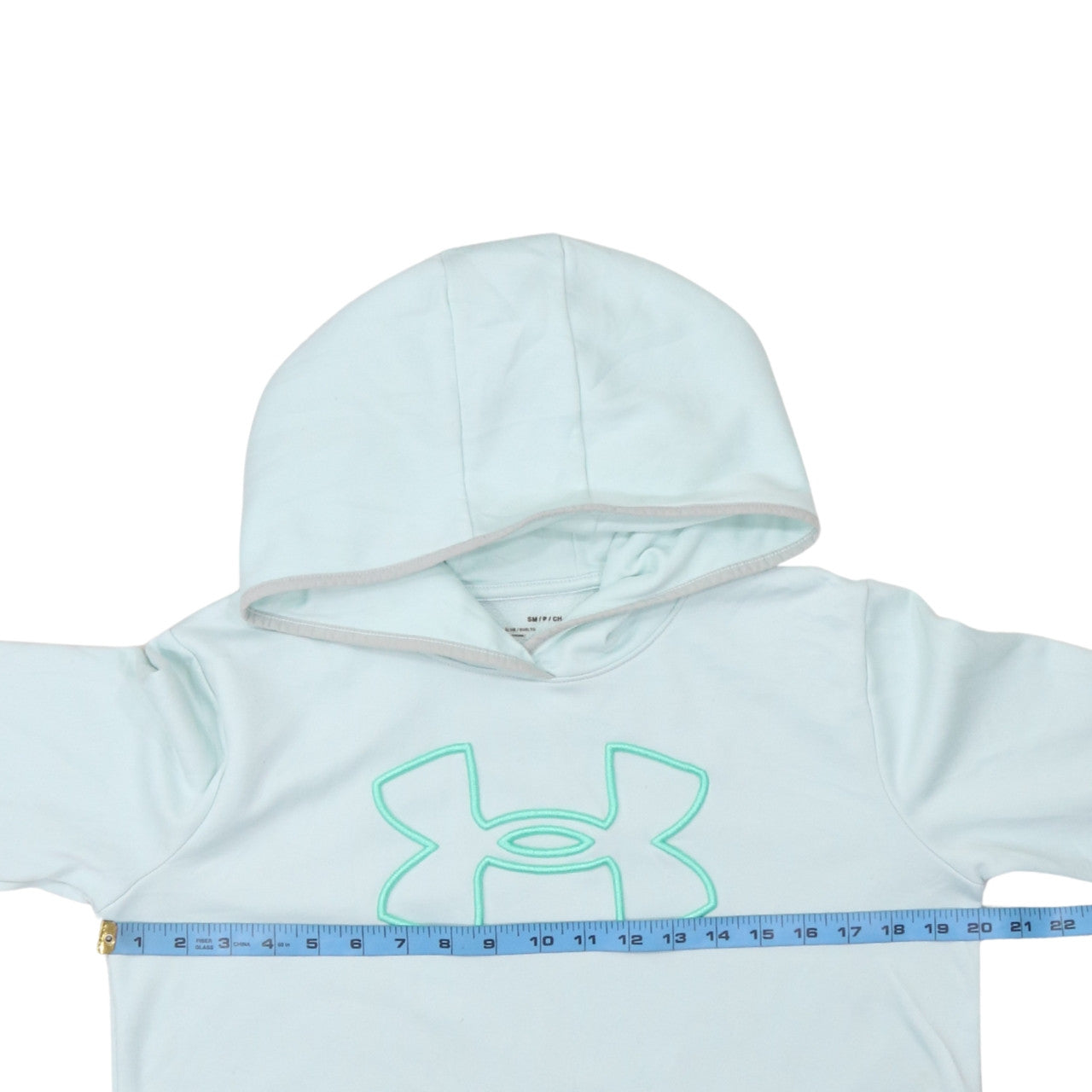 Under Armour Women’s Light Blue Pullover Hoodie Small Loose Fit