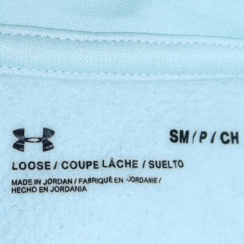 Under Armour Women’s Light Blue Pullover Hoodie Small Loose Fit