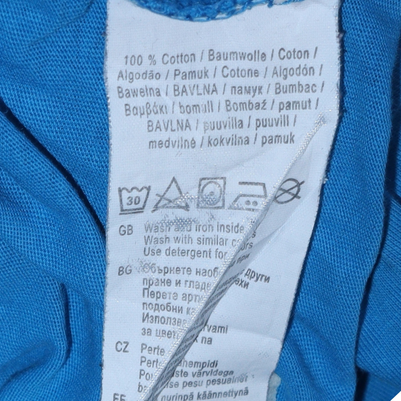 Puma Men's Blue Graphic Logo Cotton T-Shirt Size M