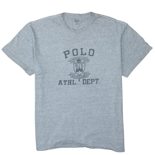 Polo Ralph Lauren Men's Grey Classic Cotton Crew Neck T-Shirt 1XB