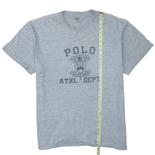 Polo Ralph Lauren Men's Grey Classic Cotton Crew Neck T-Shirt 1XB
