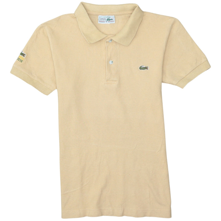 Lacoste Men's Beige Vintage Cotton Polo Shirt M Short Sleeve