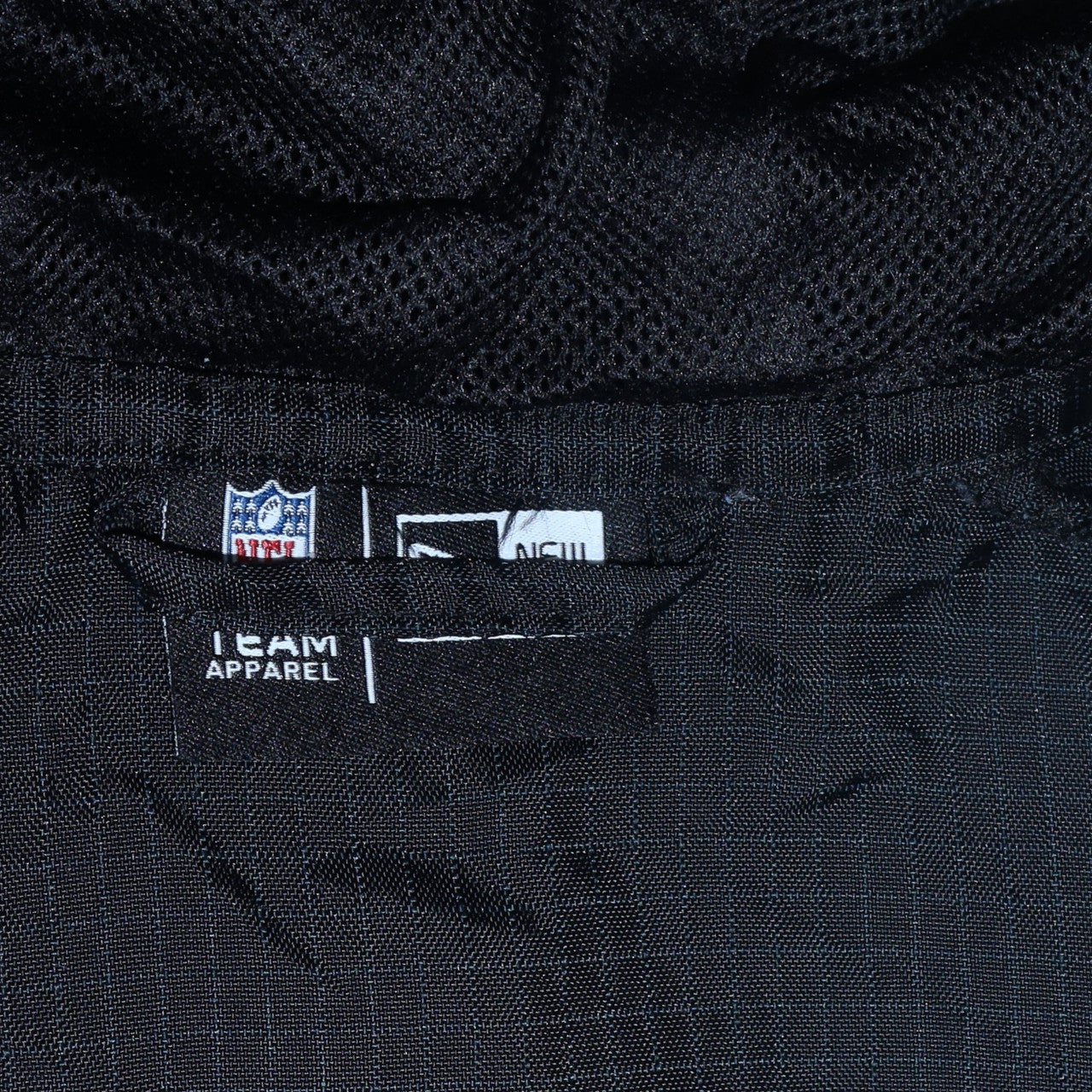 New Era NFL Raiders Black Men's Medium Hooded Windbreaker Jacket