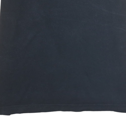 adidas Men's Black Large Graphic Logo Short Sleeve T-Shirt
