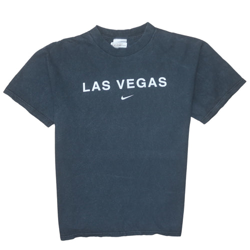 Nike Men’s Black Las Vegas Graphic Regular Fit Short Sleeve T-Shirt M