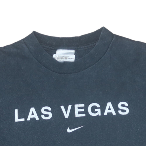 Nike Men’s Black Las Vegas Graphic Regular Fit Short Sleeve T-Shirt M
