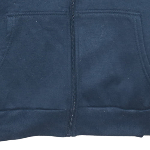 Lee Cooper Men's Blue Full Zip Hoodie Size L Regular Fit