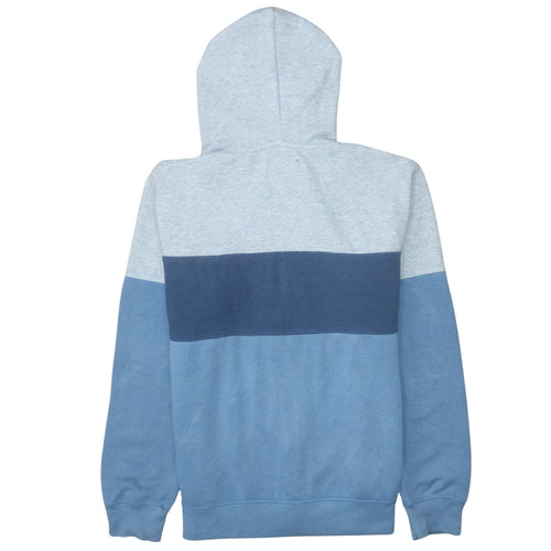 Lee Cooper Men’s Blue Full Zip Colour Block Hoodie Size L
