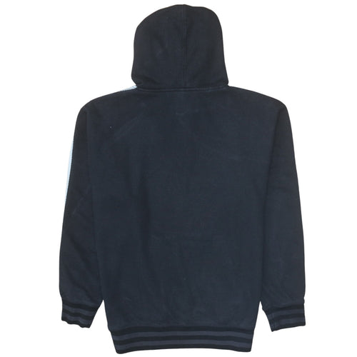 Champion Women Small Black Pullover Hoodie with Logo Tape Detail