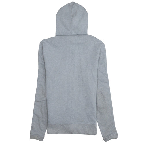 Tommy Hilfiger Women’s Grey Full Zip Hoodie Size S Logo Tape Design