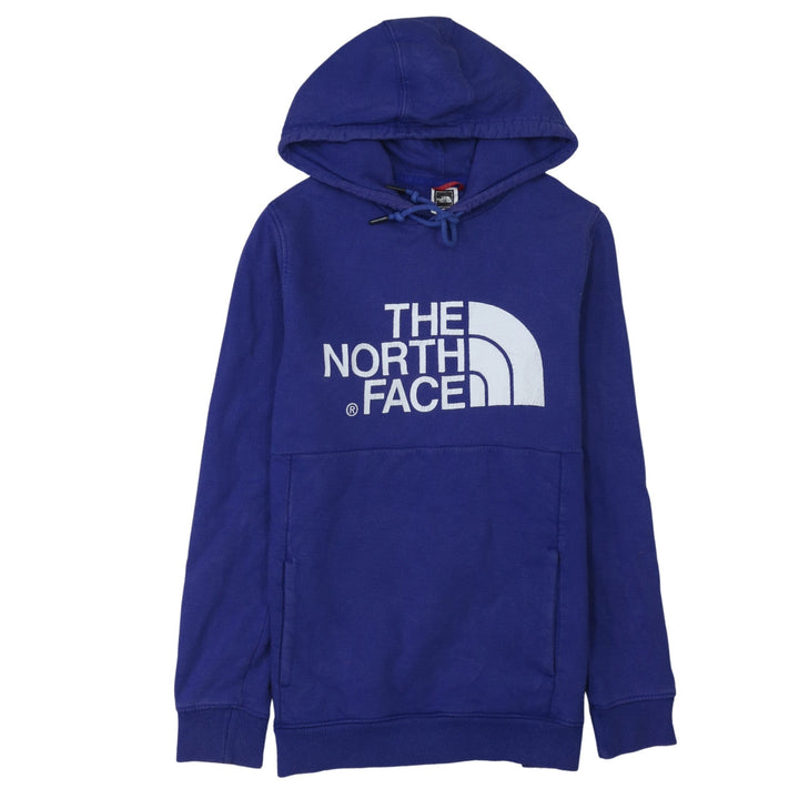 The North Face Womens Blue Pullover Hoodie Small Cotton Casual