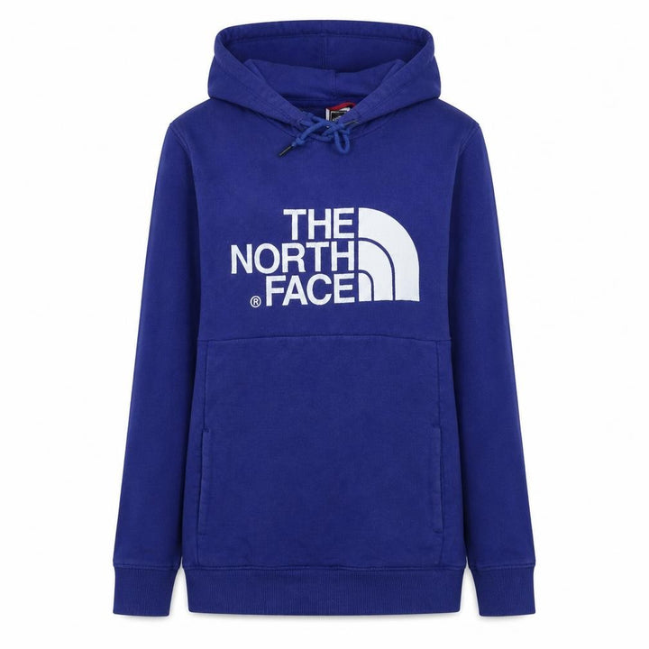 The North Face Womens Blue Pullover Hoodie Small Cotton Casual