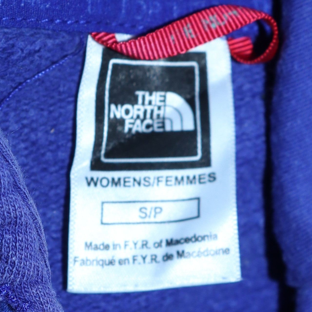 The North Face Womens Blue Pullover Hoodie Small Cotton Casual