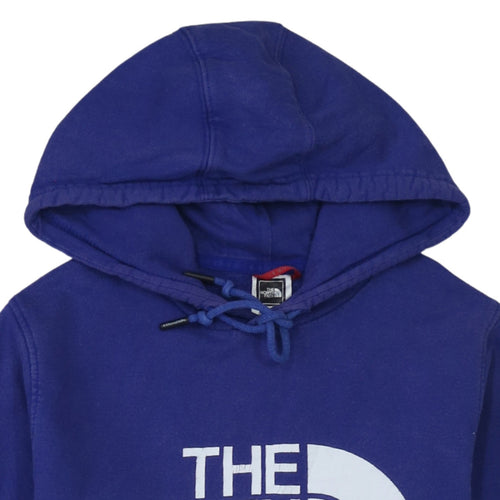 The North Face Womens Blue Pullover Hoodie Small Cotton Casual