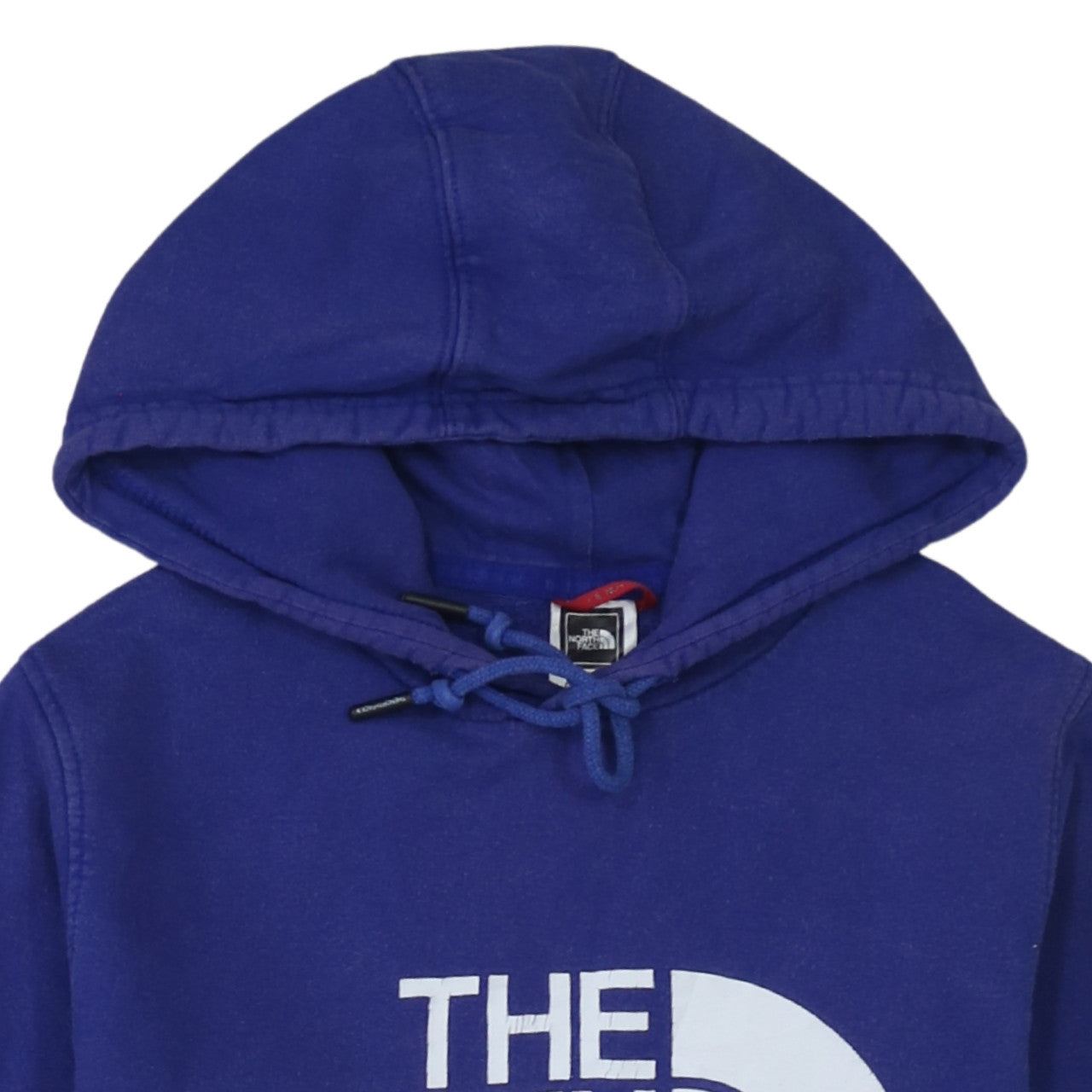 The North Face Womens Blue Pullover Hoodie Small Cotton Casual