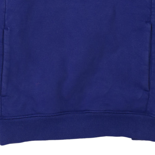 The North Face Womens Blue Pullover Hoodie Small Cotton Casual