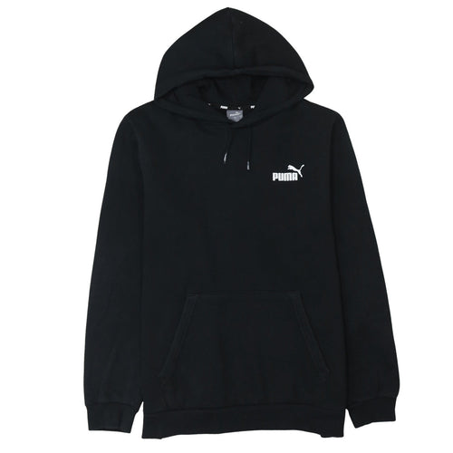 Puma Men's Black XL Pullover Hoodie Fleece Logo Sweatshirt