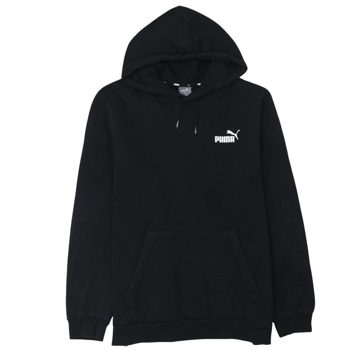 Puma Men's Black XL Pullover Hoodie Fleece Logo Sweatshirt