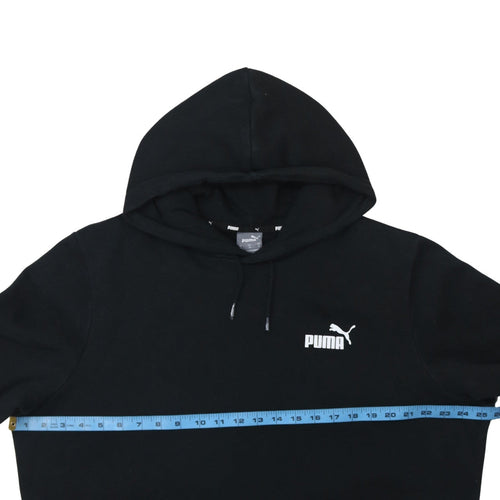 Puma Men's Black XL Pullover Hoodie Fleece Logo Sweatshirt