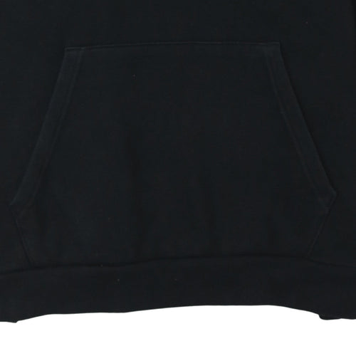 Puma Men's Black XL Pullover Hoodie Fleece Logo Sweatshirt