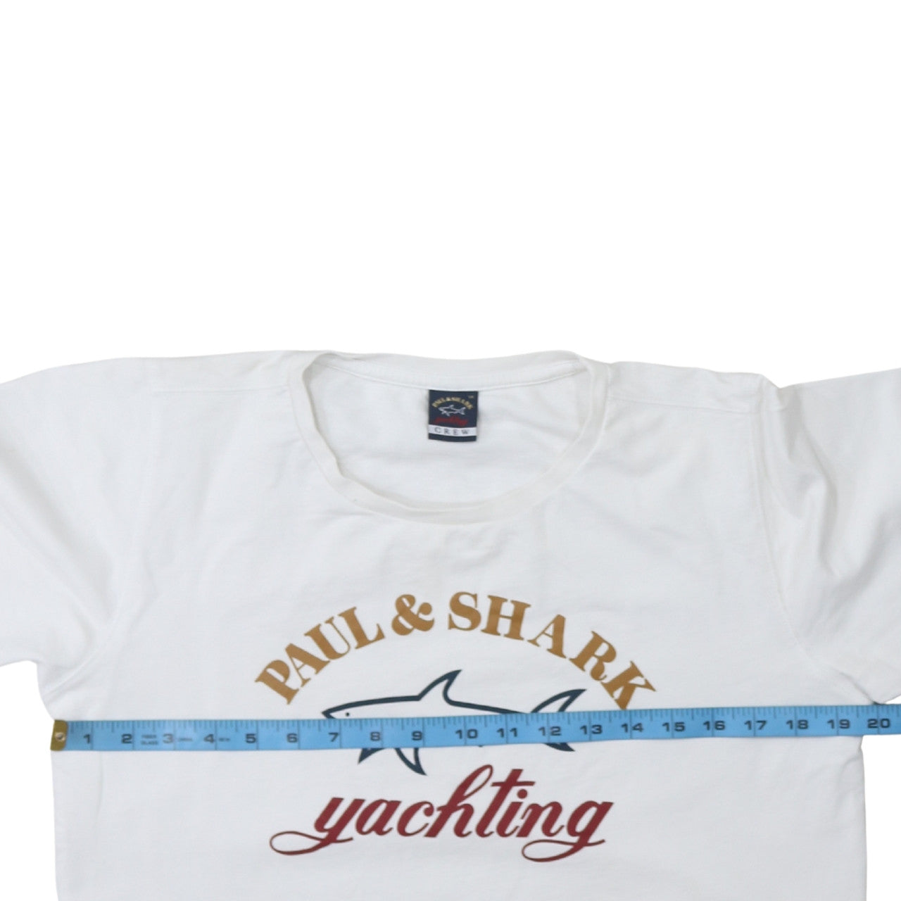 Paul & Shark Women White Size 14 Pullover Sweatshirt Crew Yachting Logo
