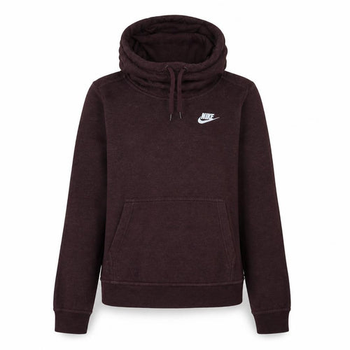 Nike Women's Burgundy Pullover Hoodie XS Cotton Blend Fleece