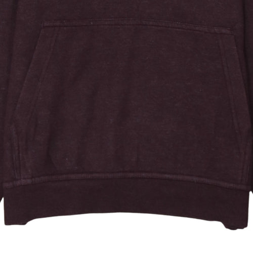 Nike Women's Burgundy Pullover Hoodie XS Cotton Blend Fleece