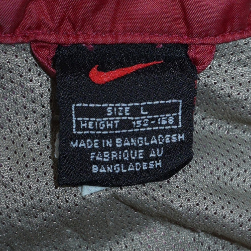 Nike Men's Pink Hooded Windbreaker Jacket Size L