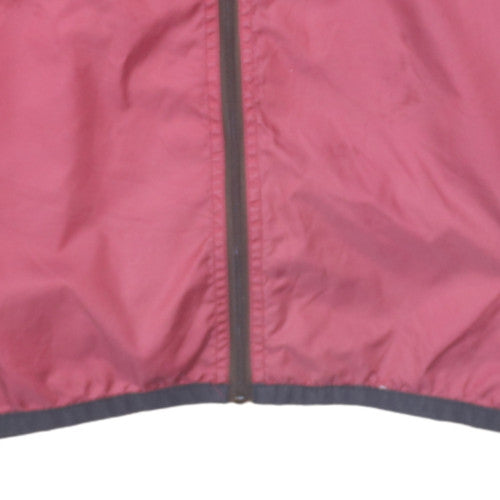 Nike Men's Pink Hooded Windbreaker Jacket Size L
