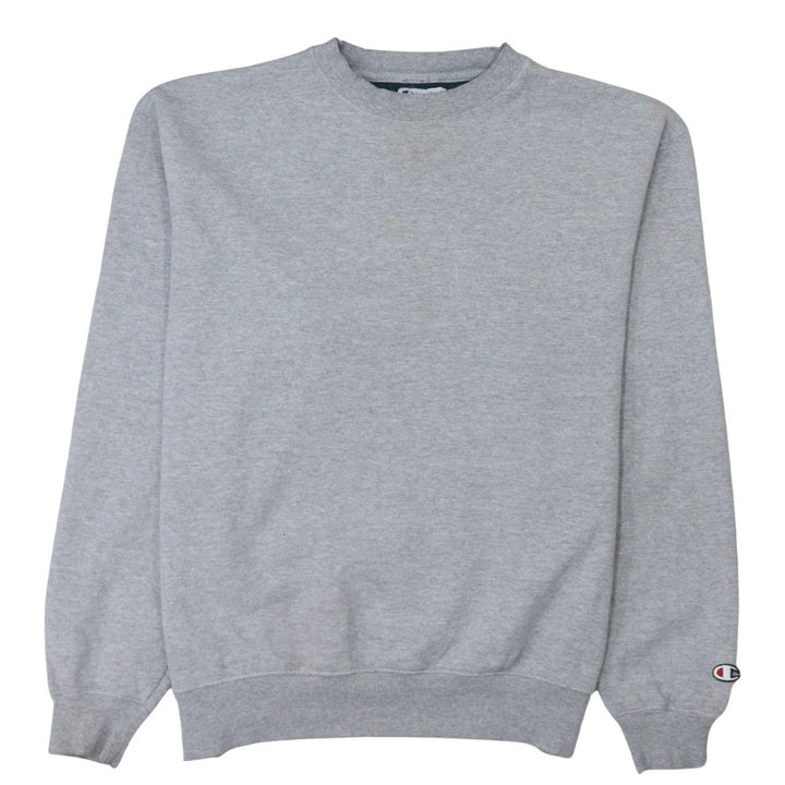 Champion Men's Grey Crew Neck Pullover Sweatshirt Size L