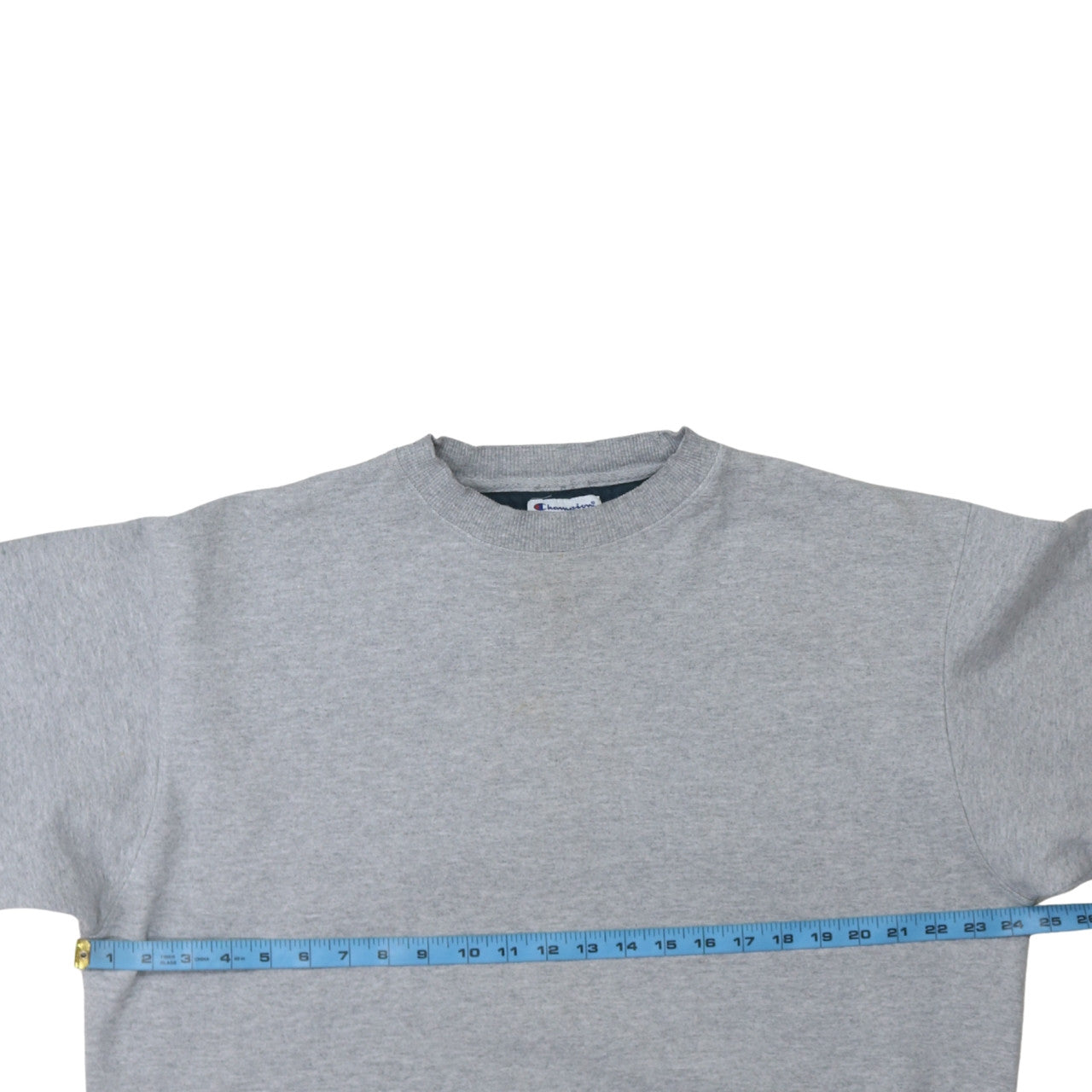 Champion Men's Grey Crew Neck Pullover Sweatshirt Size L