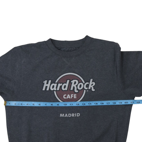 Hard Rock Cafe Madrid Women's Black Pullover Sweatshirt Medium