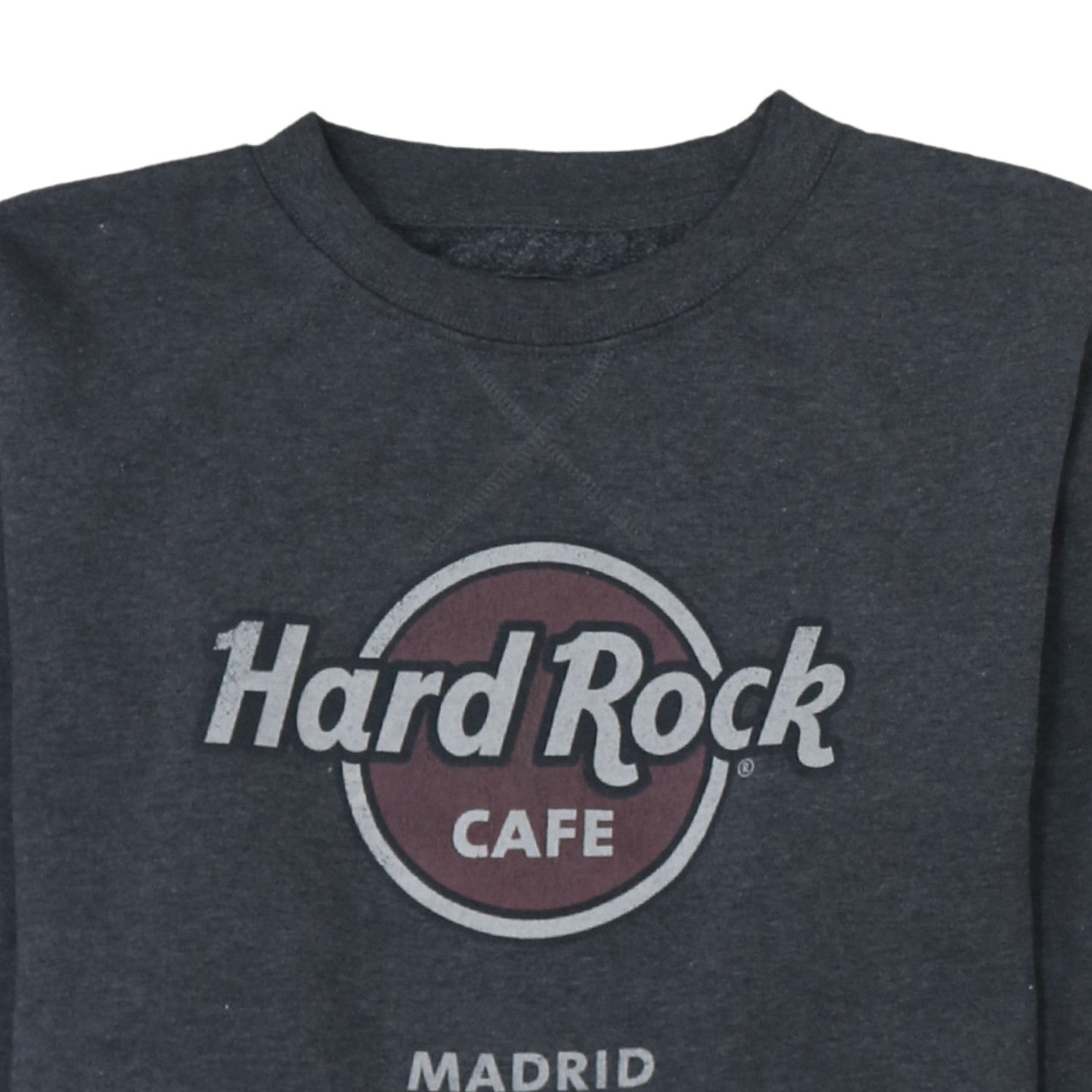 Hard Rock Cafe Madrid Women's Black Pullover Sweatshirt Medium