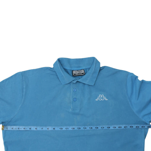 Kappa Men's Blue 2XL Polo Shirt Short Sleeve Cotton Sports Casual