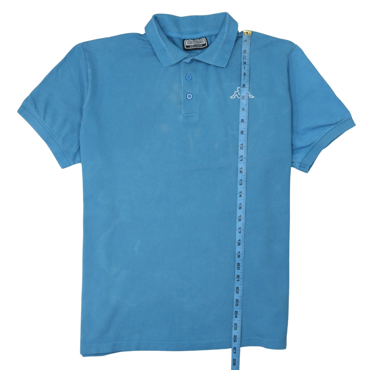 Kappa Men's Blue 2XL Polo Shirt Short Sleeve Cotton Sports Casual