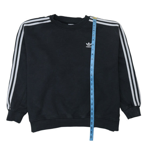 Adidas Womens Black XS Crew Neck Pullover Sweatshirt