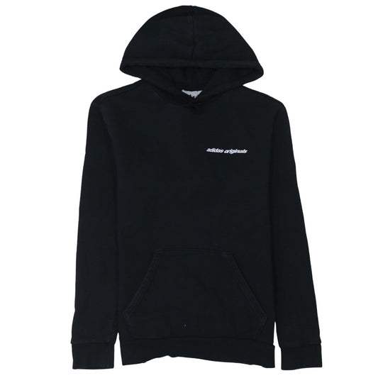 Adidas Originals Men's Black Pullover Hoodie Size S Graphic Logo
