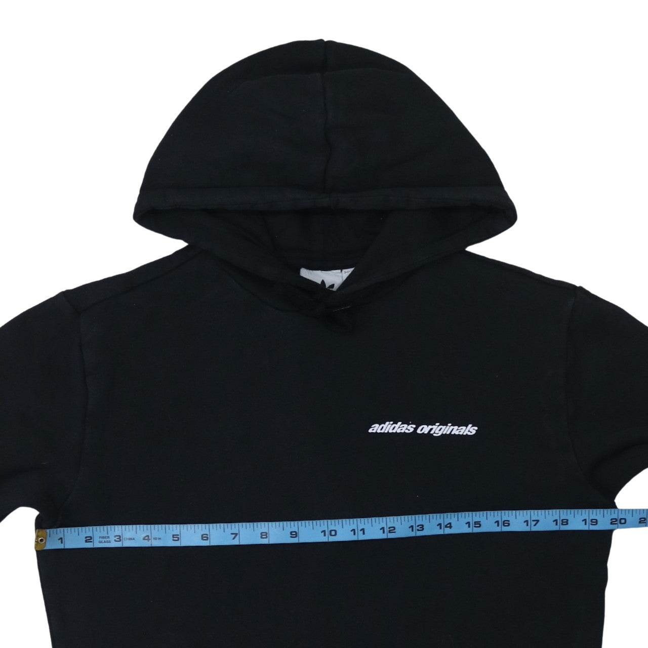 Adidas Originals Men's Black Pullover Hoodie Size S Graphic Logo