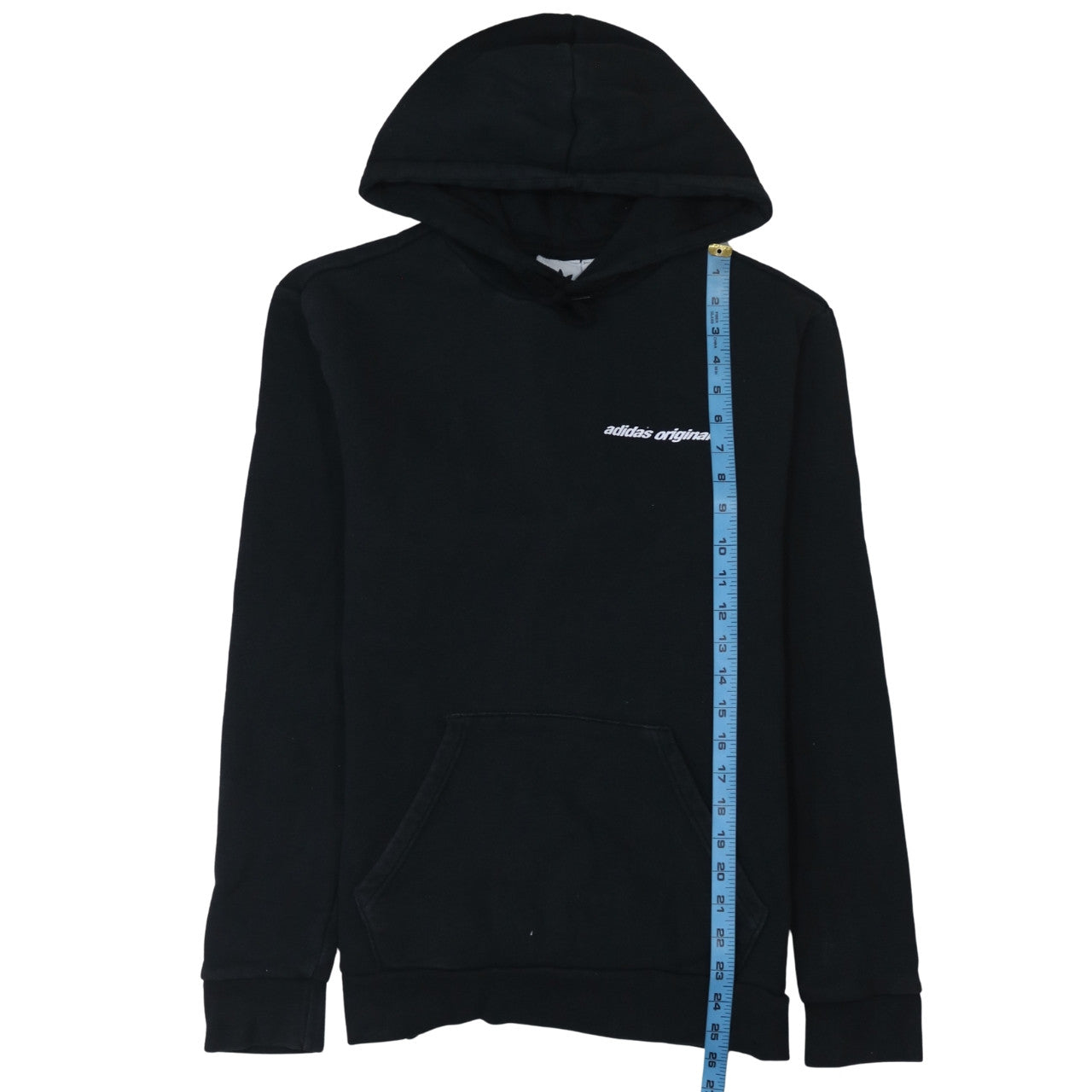 Adidas Originals Men's Black Pullover Hoodie Size S Graphic Logo