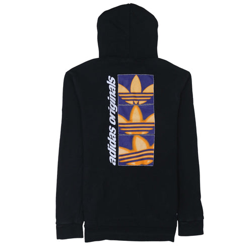 Adidas Originals Men's Black Pullover Hoodie Size S Graphic Logo