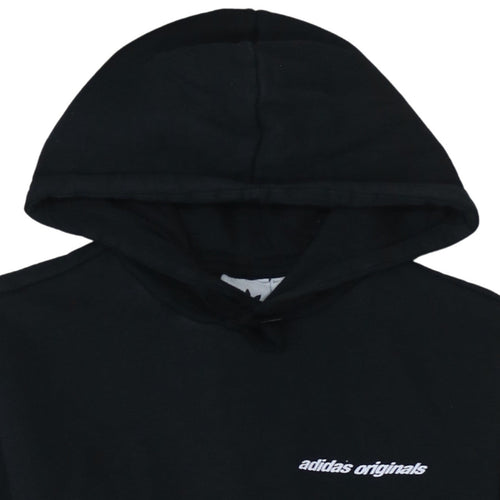 Adidas Originals Men's Black Pullover Hoodie Size S Graphic Logo