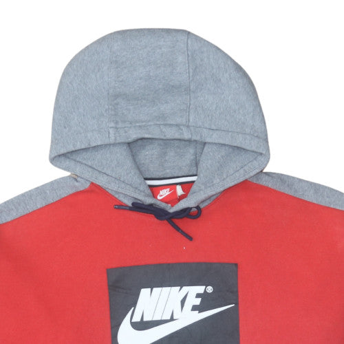 Nike Men's Multicoloured Pullover Hoodie L Logo Sportswear