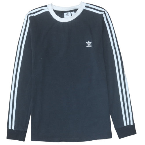 Adidas Women's Black Long Sleeve Crew Neck Jersey Top Size 16
